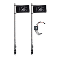 187 Platinum LED Whips – Pair
