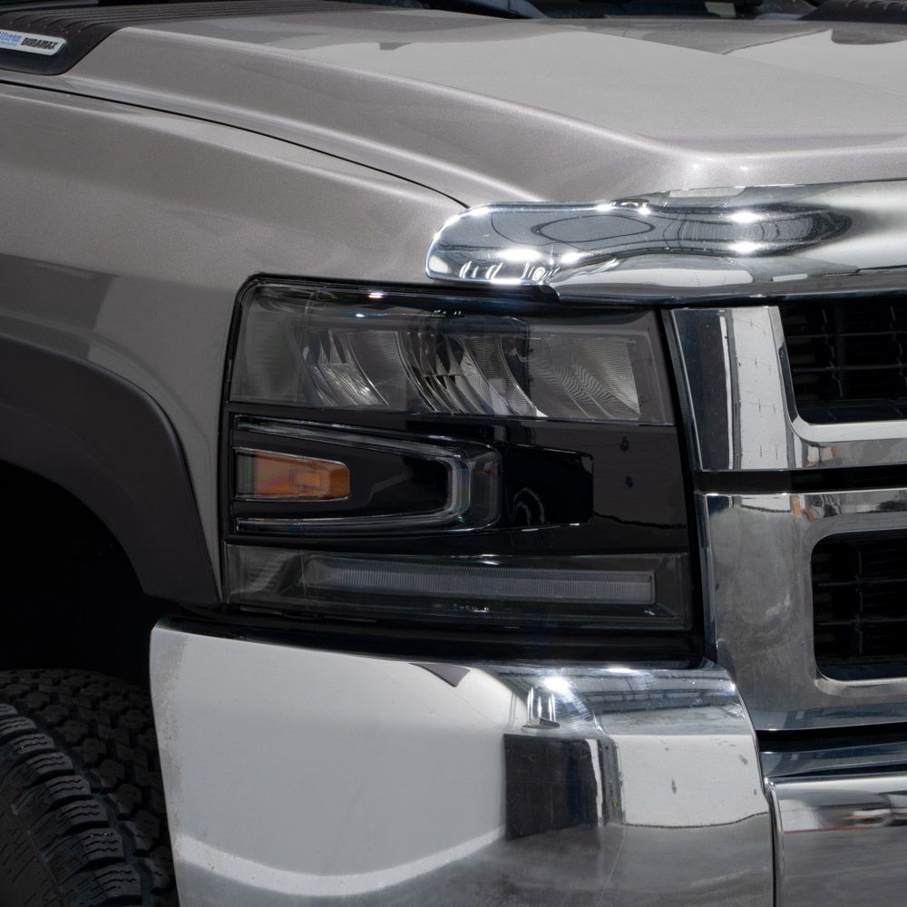 2007–2013 Chevrolet Silverado Full LED Reflector Headlights with Sequential Turn Signals & White DRL (Pair) | Form Lighting