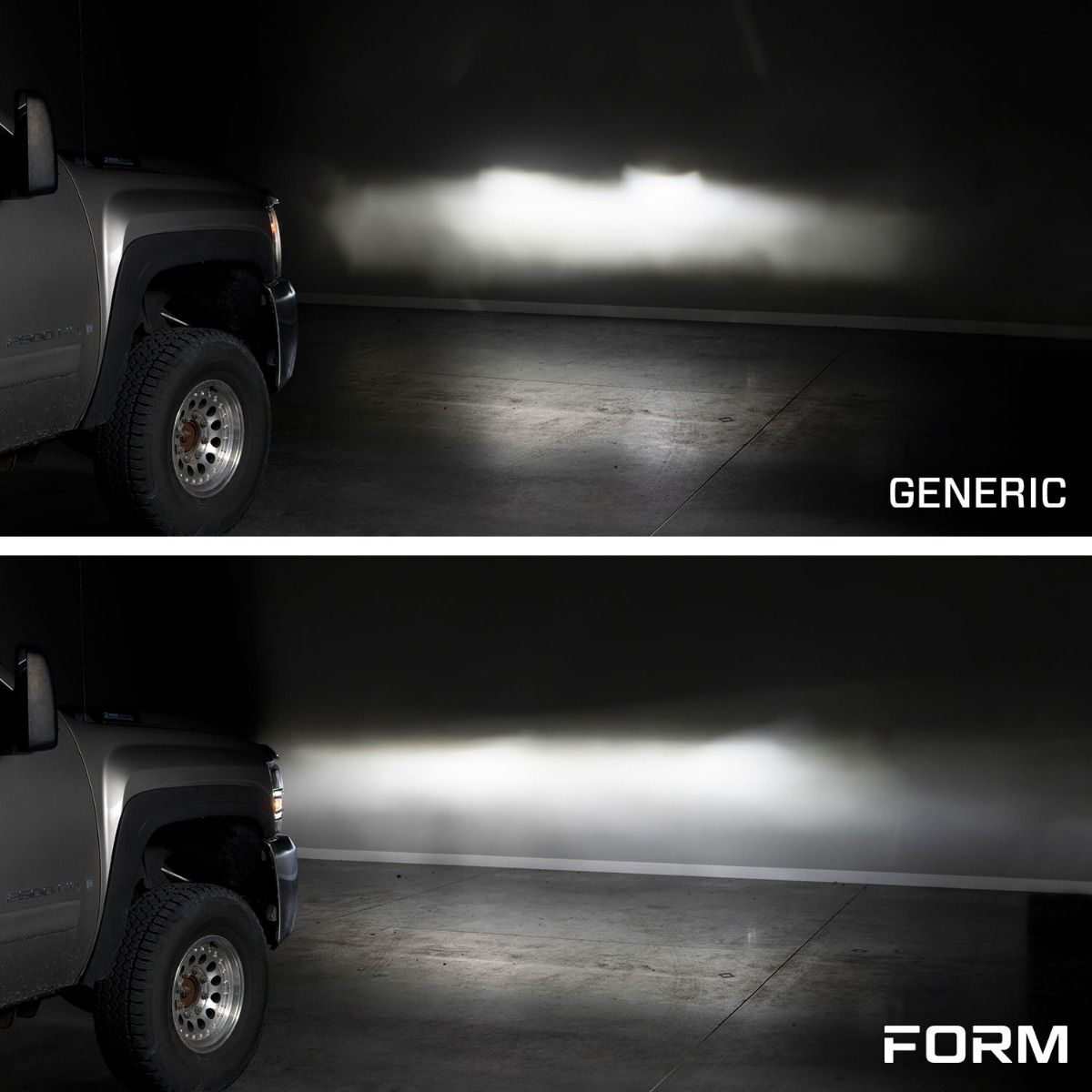 2007–2013 Chevrolet Silverado Full LED Reflector Headlights with Sequential Turn Signals & White DRL (Pair) | Form Lighting