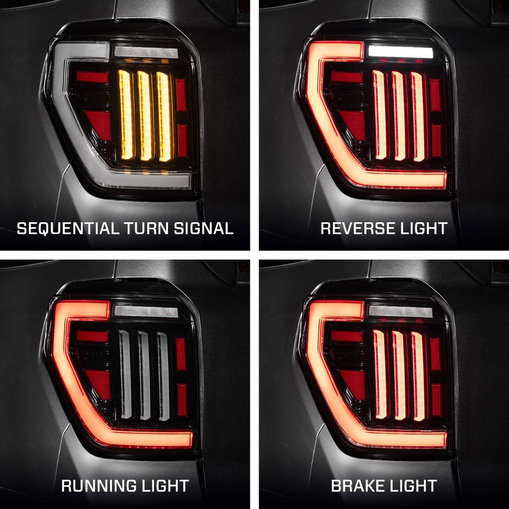 Form Lighting LED Tail Lights for 2010–2024 Toyota 4Runner | Sequential LED (Pair)