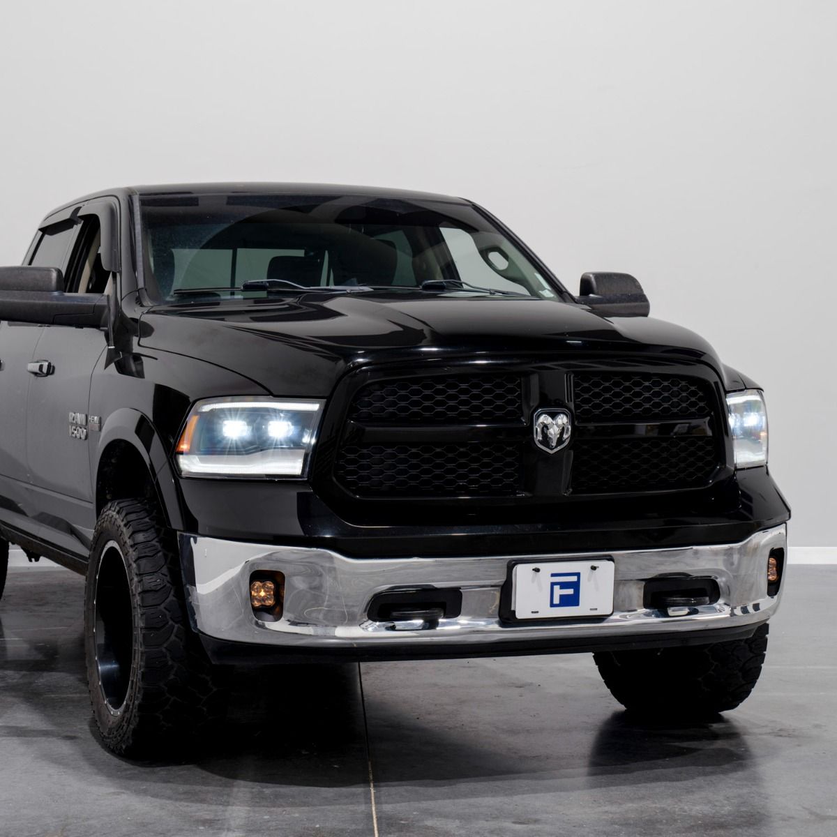 Form Lighting LED Projector Headlights for 2009–2024 Ram 1500, 2009-2018 Ram 2500 & 3500 (Pair) – Dual Bi-LED Projectors, Sequential Turn Signals & Startup Sequence