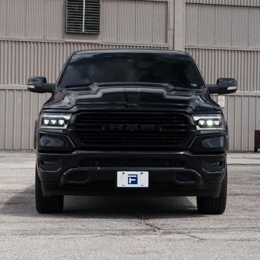 Form Lighting Sequential LED Projector Headlights for 2019–2024 Ram 1500 (Pair) – Triple Bi-LED, Sequential Turn Signals & Startup Sequence