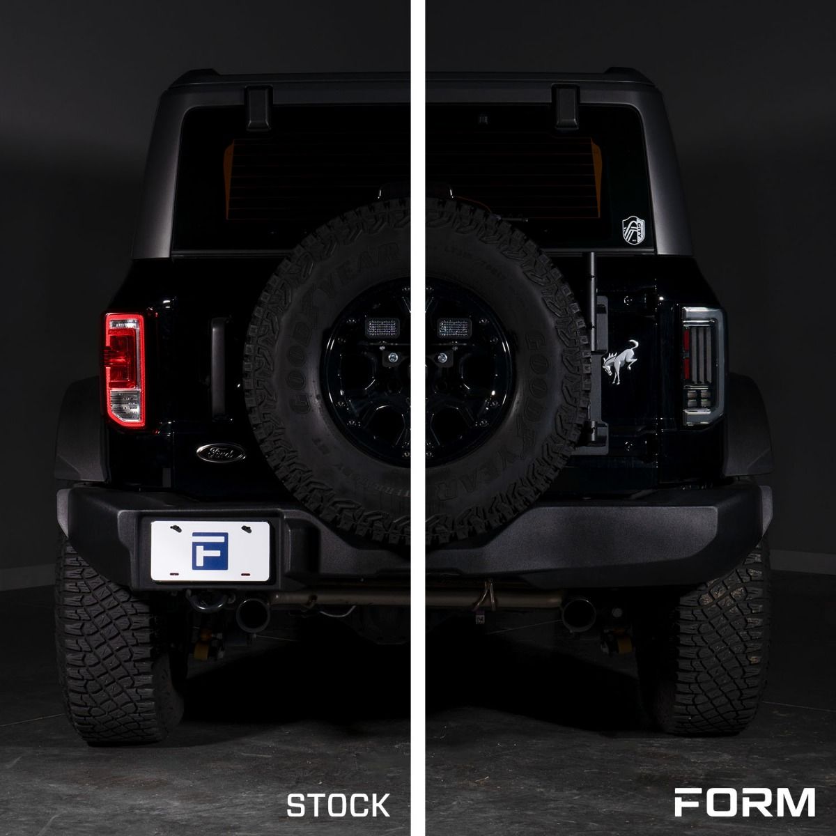 Form Lighting LED Tail Lights for 2021–2026 Ford Bronco | Sequential LED (Pair)