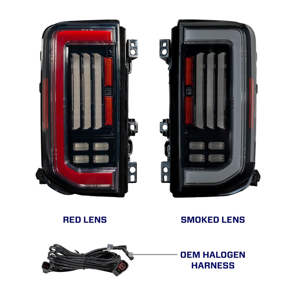 Form Lighting LED Tail Lights for 2021–2026 Ford Bronco | Sequential LED (Pair)