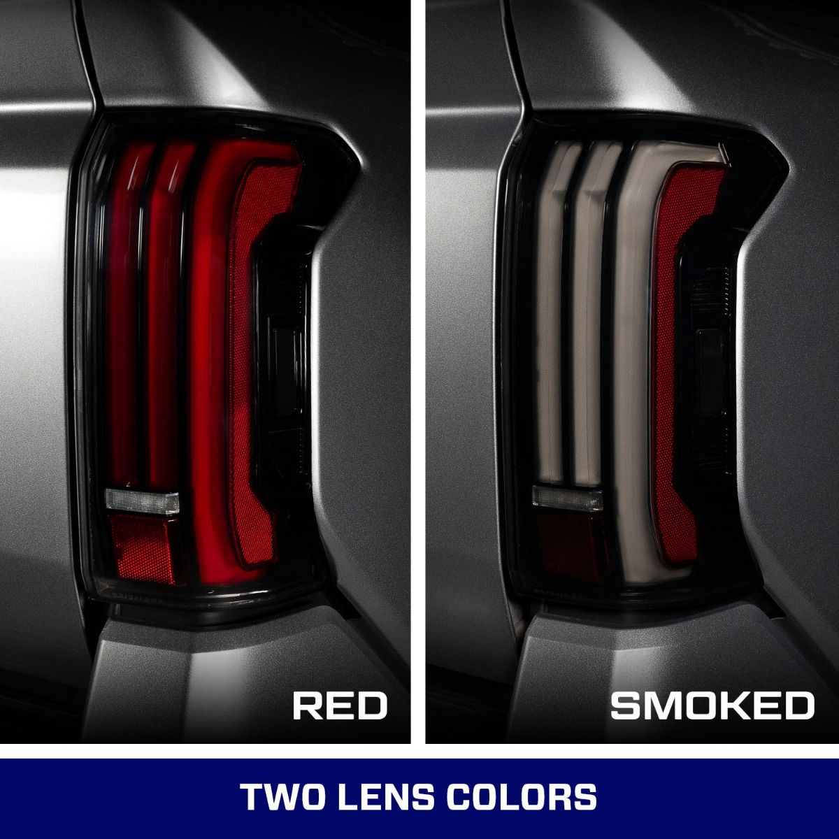 Form Lighting LED Sequential Tail Lights for 2024-2026 Toyota Tacoma (Pair) – Smoked or Red Lens, Plug-and-Play