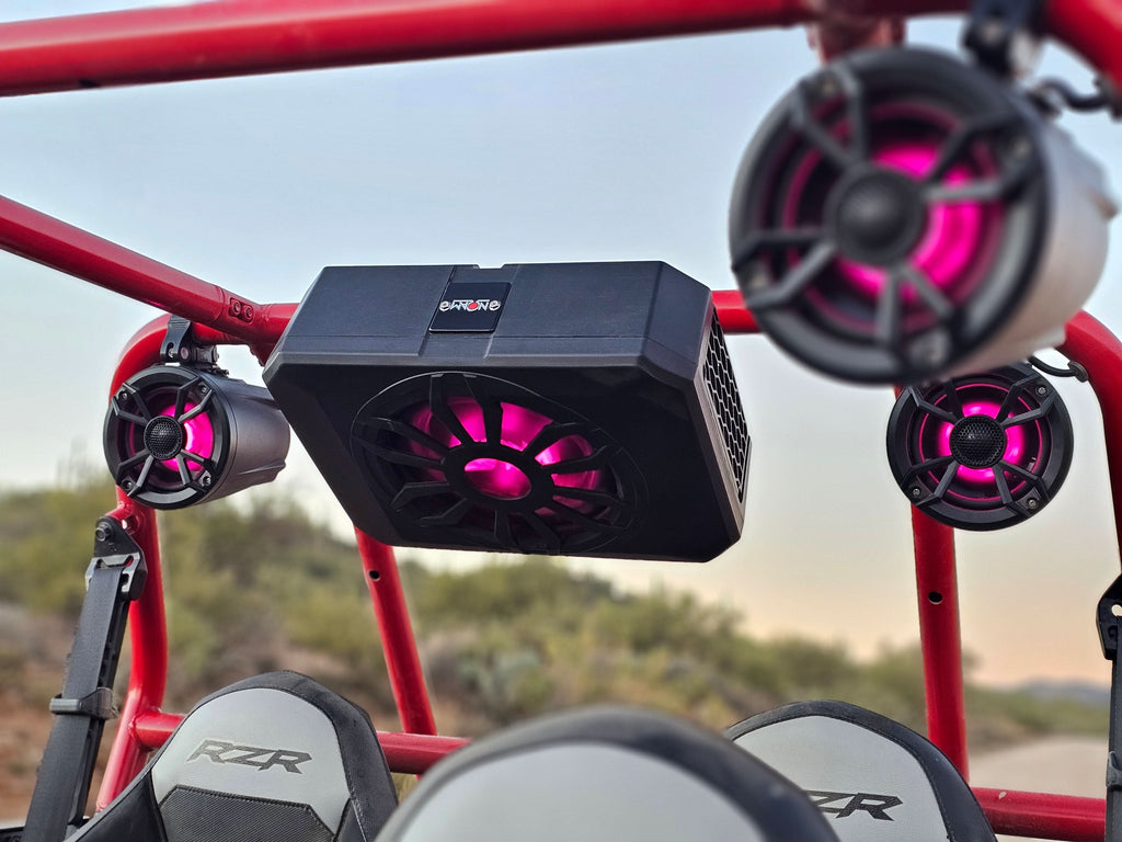 NSUB.3 & BA1 Mono Amp | Golf Cart Mounts