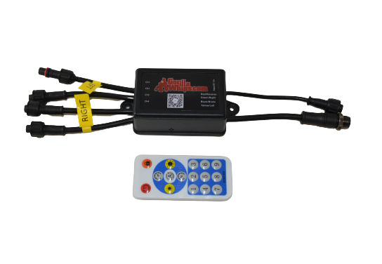 4' LED Whip Elite HD II Pair Magnetic Mount