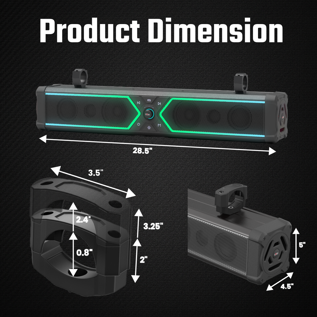 Pair NSB + NSUB.3 Kit | ATV & Golf Cart Mounts