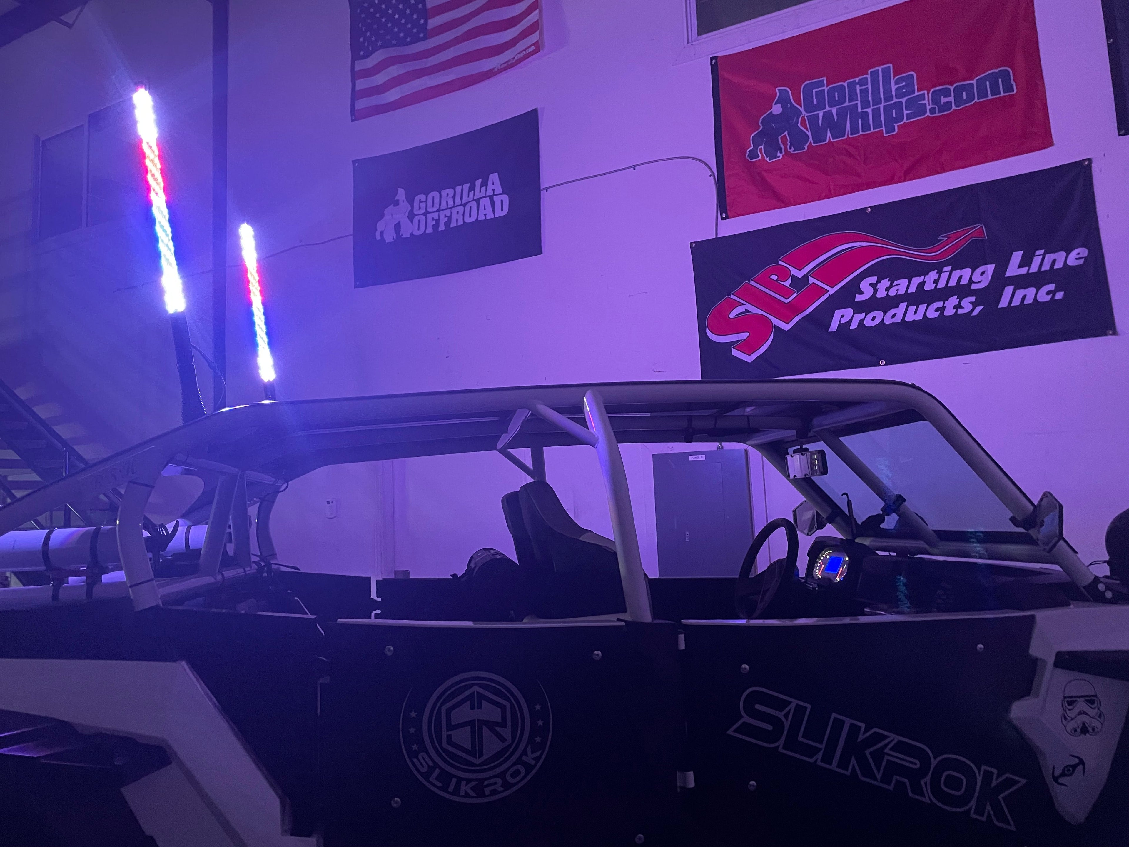 3' LED Whip Elite HD II Pair Magnetic Mount