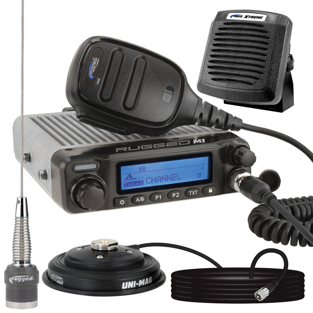 High Power Waterproof Business Band Mobile Radio Kit with External Speaker