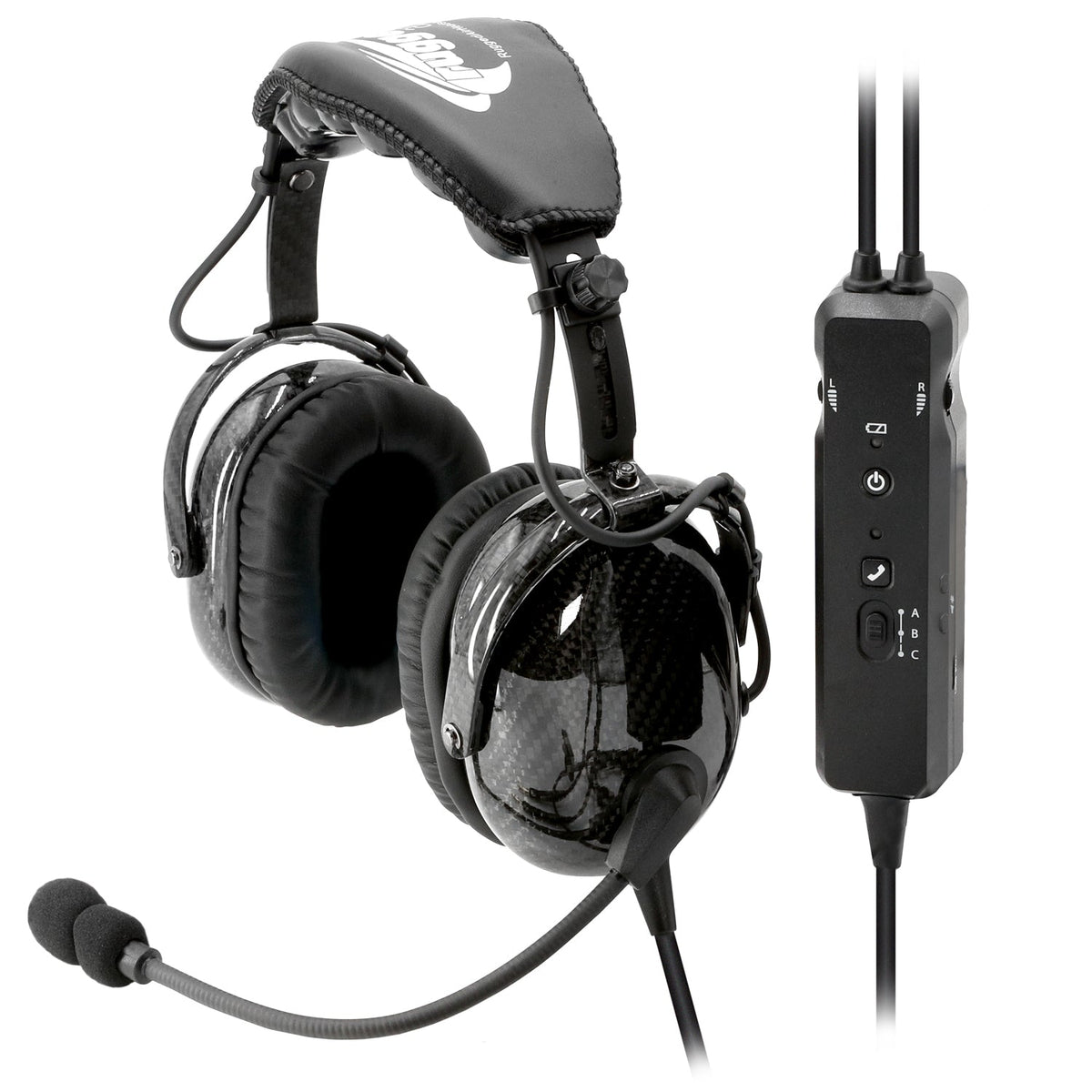 Rugged Air Bluetooth Cell Phone ANR General Aviation Pilot Headset