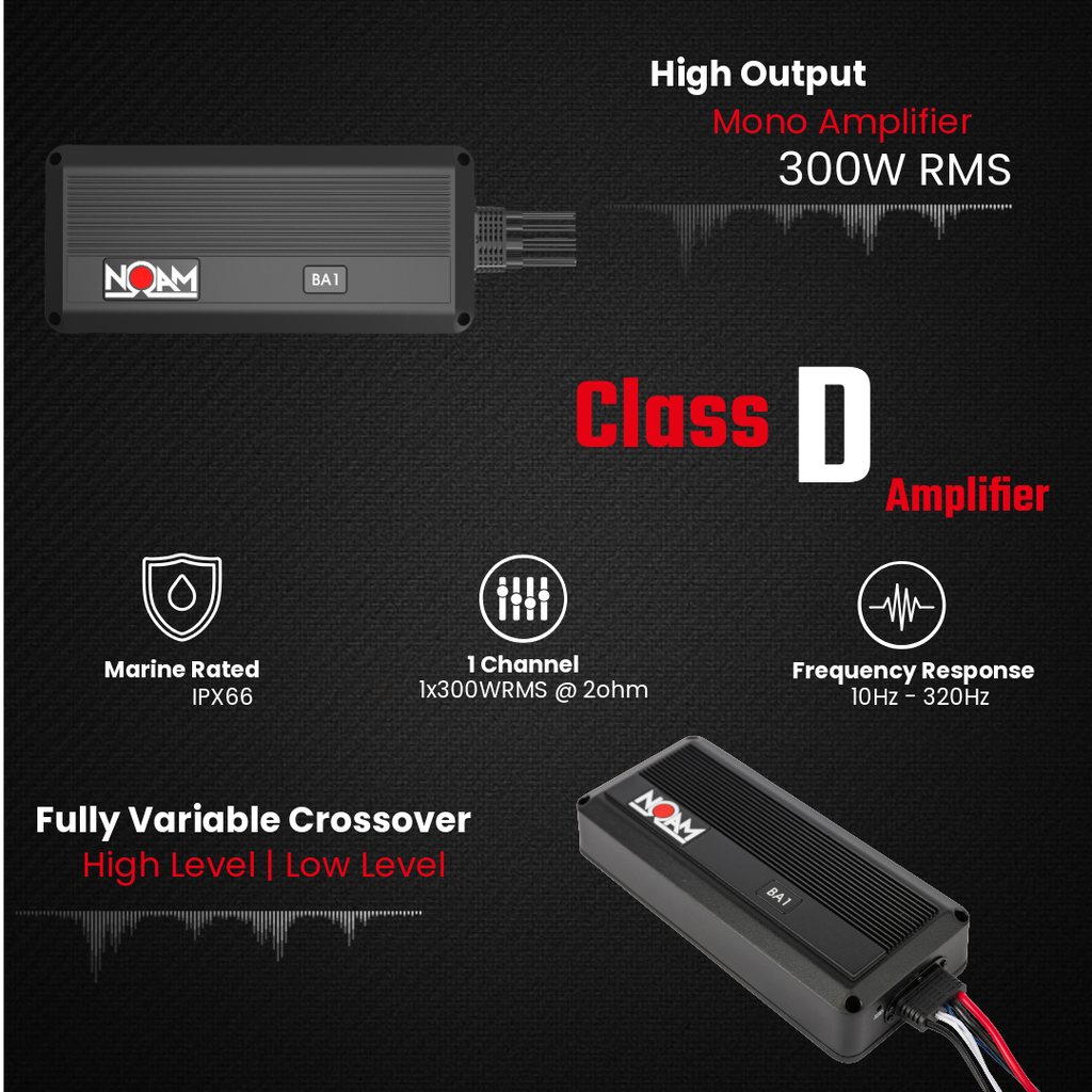 N10SB - Sub + Amp | Golf Cart