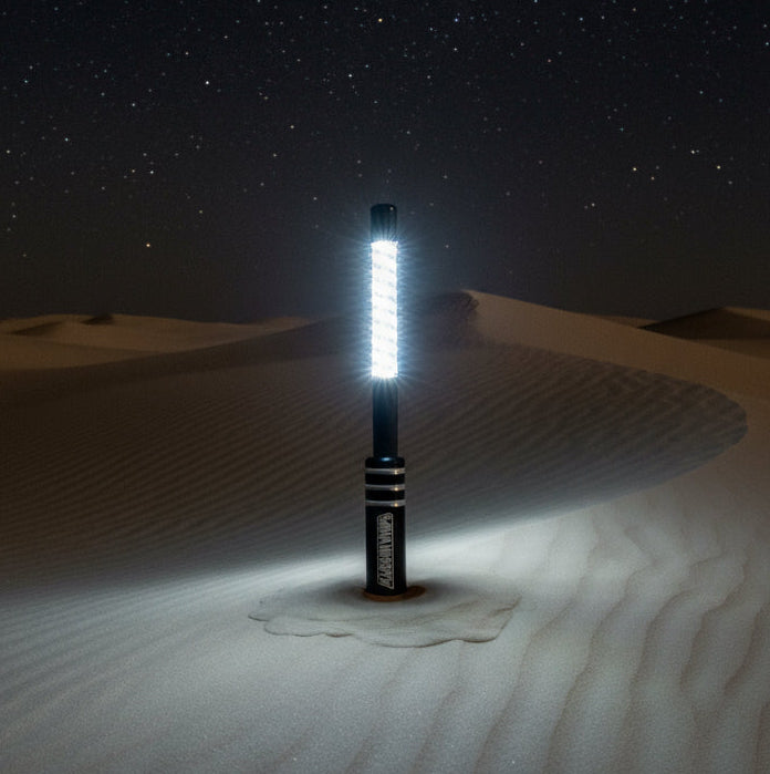 V2 Black Out LED Whip Set | Sleek Off-Road UTV Lights