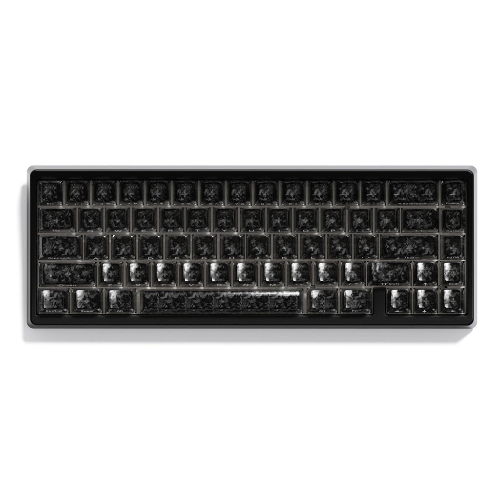JadeStone Stellar White Tri-Mode RGB Mechanical Keyboard