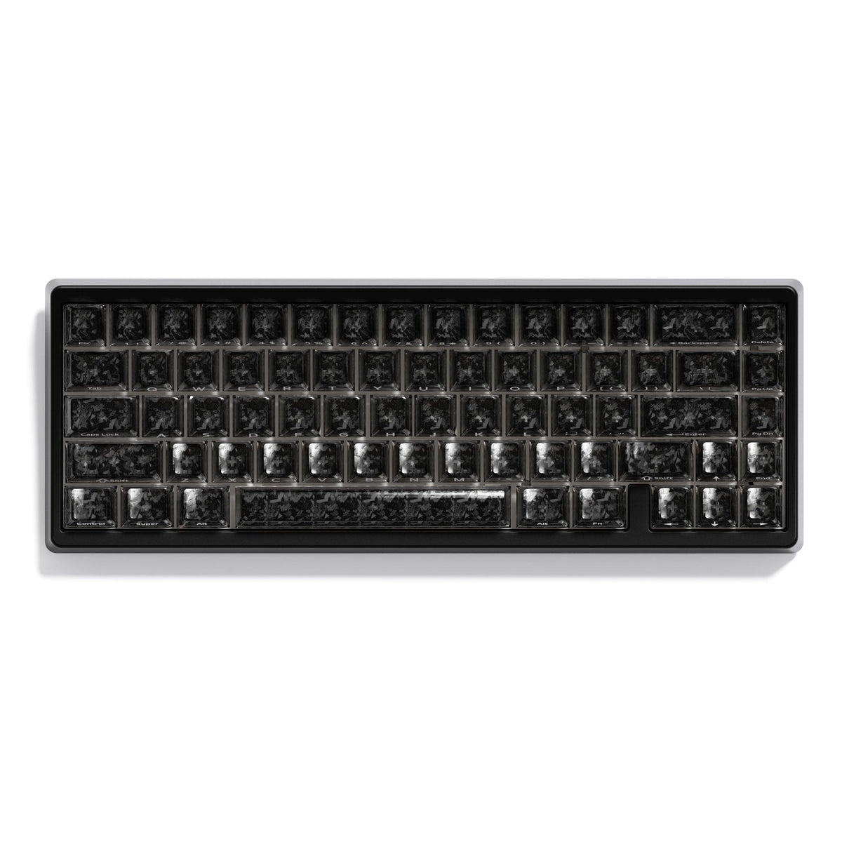 JadeStone Stellar White Tri-Mode RGB Mechanical Keyboard