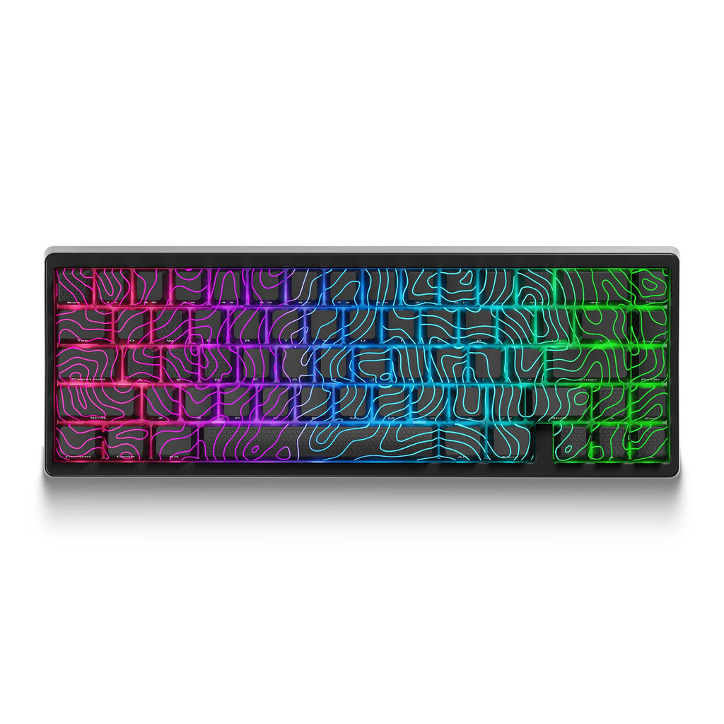 JadeStone Interstellar Black Tri-Mode RGB Mechanical Keyboard