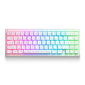 JadeStone Stellar White Tri-Mode RGB Mechanical Keyboard
