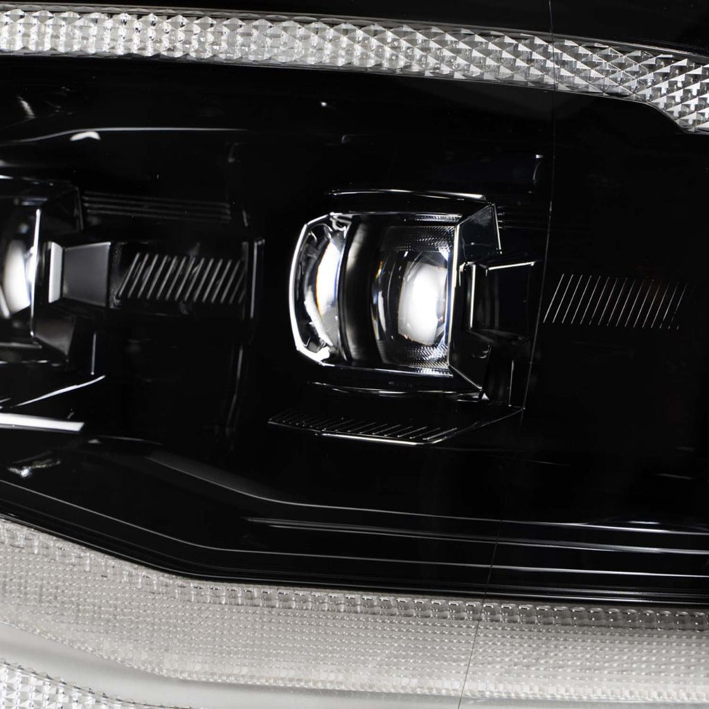 Form Lighting LED Projector Headlights for 2009–2024 Ram 1500, 2009-2018 Ram 2500 & 3500 (Pair) – Dual Bi-LED Projectors, Sequential Turn Signals & Startup Sequence