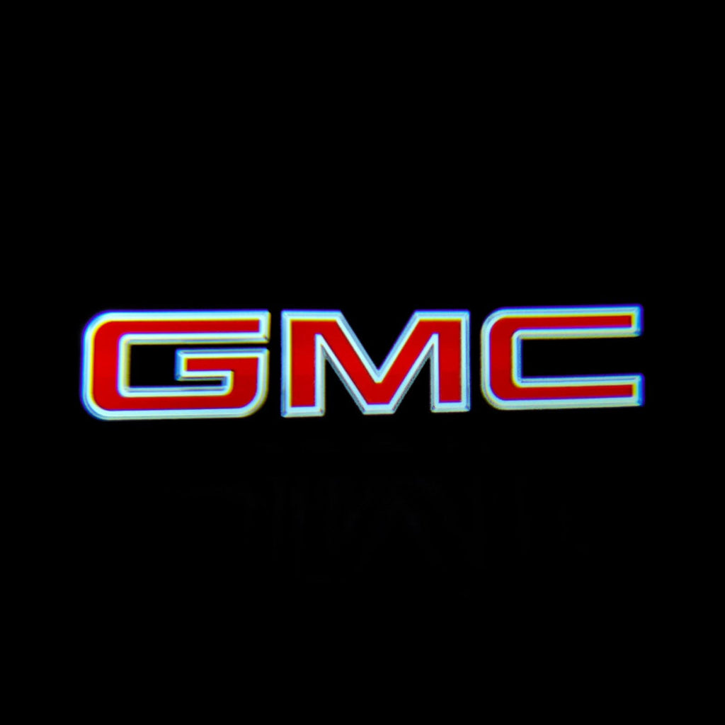 GMC Sierra Premium Side Wing Mirror Puddle Lights Various Designs 2015-2026