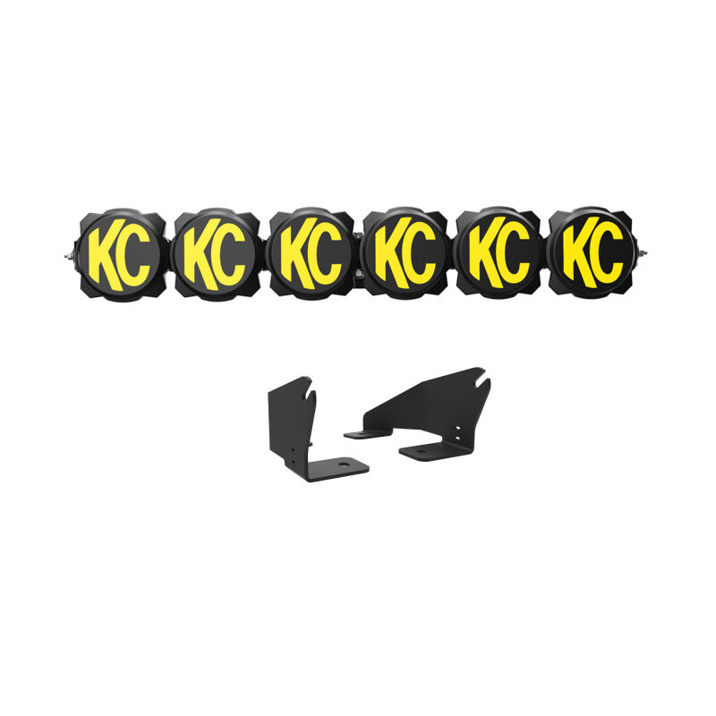 KC Gravity Pro6 39" LED Light Bar - Polaris RZR Pro R Overhead Kit