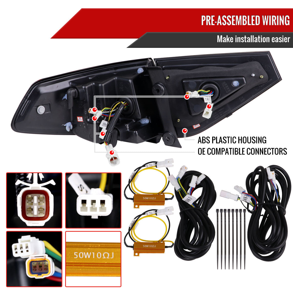 NTXGLOW RGB tail lights (2008 - 2014 Subaru wrx / sti HATCH)