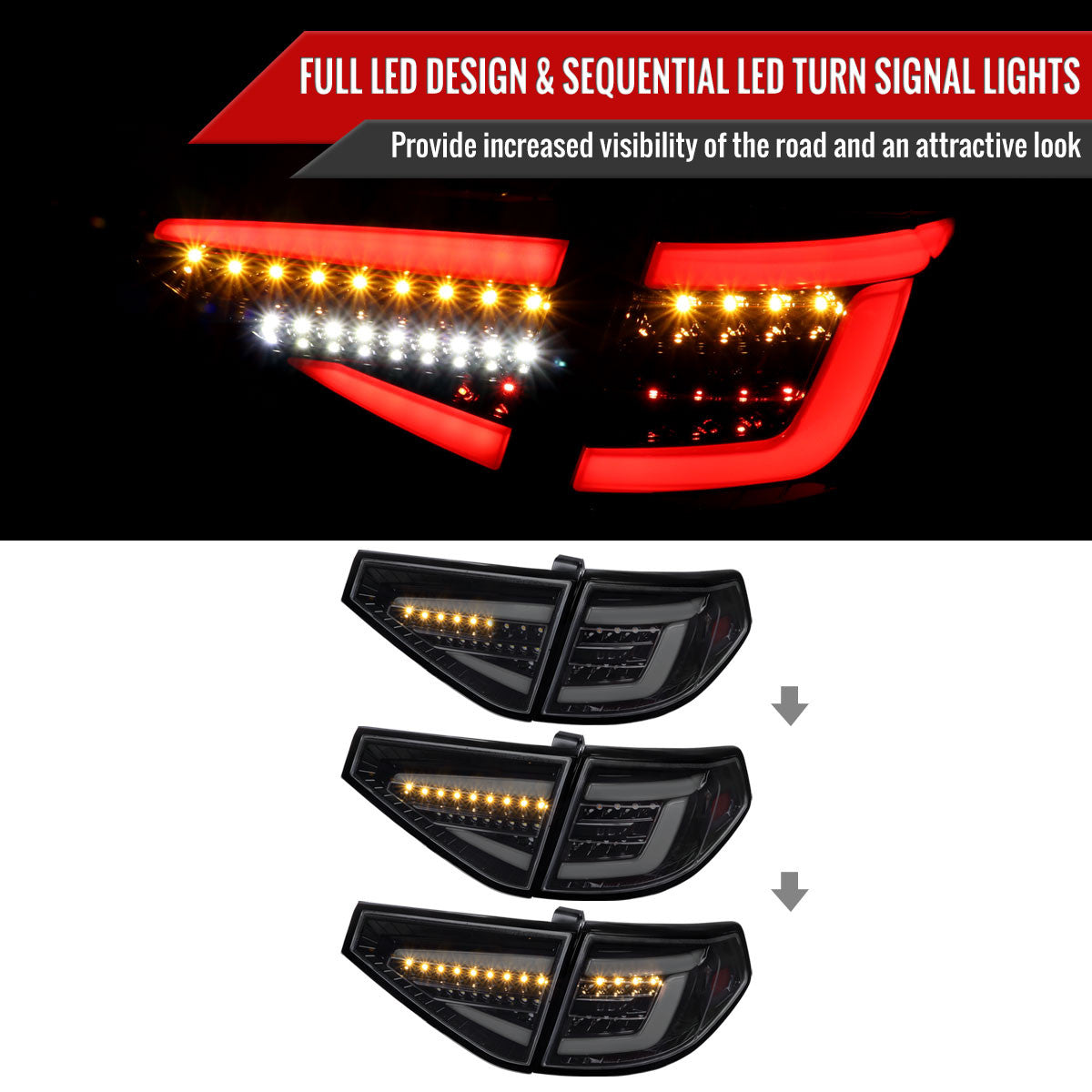 NTXGLOW RGB tail lights (2008 - 2014 Subaru wrx / sti HATCH)