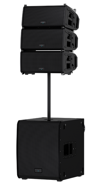 Powered Line Array Loudspeaker