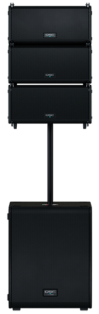 Powered Line Array Loudspeaker
